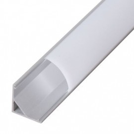 Profil LED de colt tip A204, pentru montaj aparent, lungime 2m