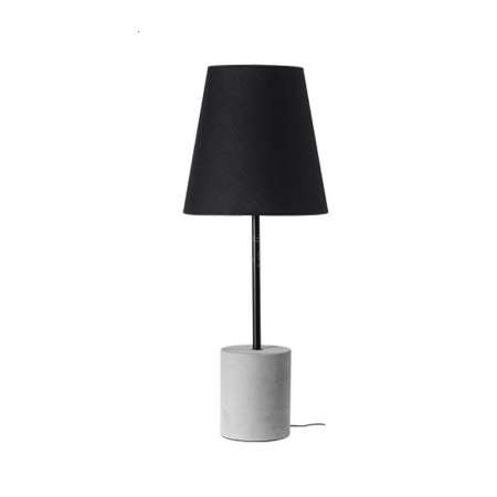 CORP ILUMINAT ACA LIGHTING TF8721TCB METAL NEGRU TEXTIL ALB BETON E14