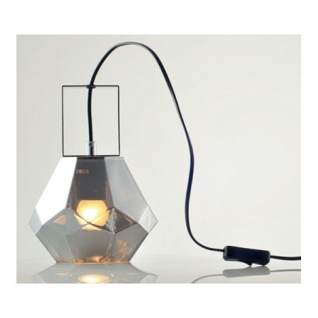 CORP ILUMINAT ACA LIGHTING V371481TG METAL CROM FUMURIU STICLA E27