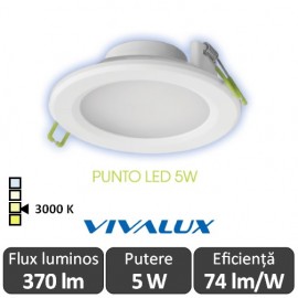 Vivalux PUNTO  LED 5W alb-cald