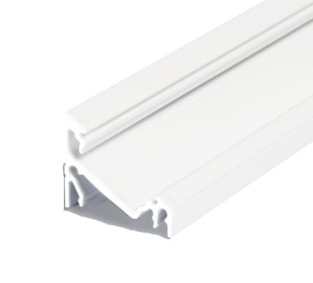 Profil LED de colț CORNER 27, alb, lungime 2m