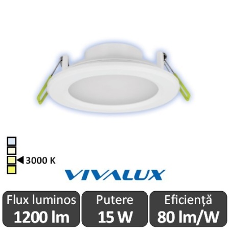 Vivalux TOP LED 15W alb-cald