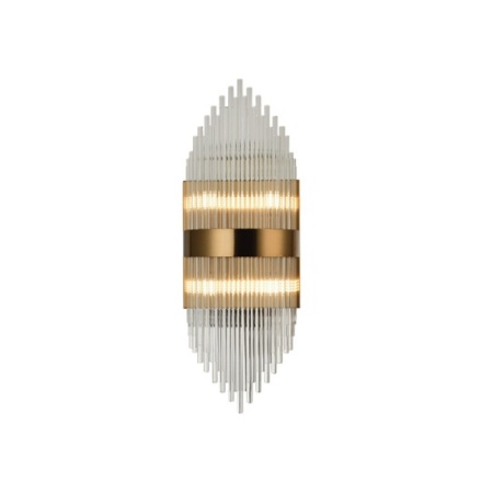 APLICA ACA LIGHTING EG1844W54AB METAL ALAMA CRISTAL G9