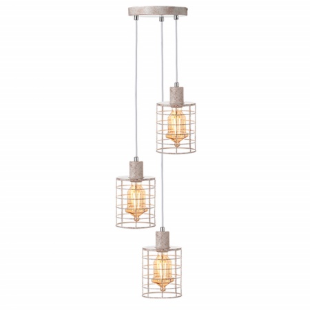 CORP SUSPENDAT ACA LIGHTING GN733PAW METAL ALB ANTICHIZAT E27