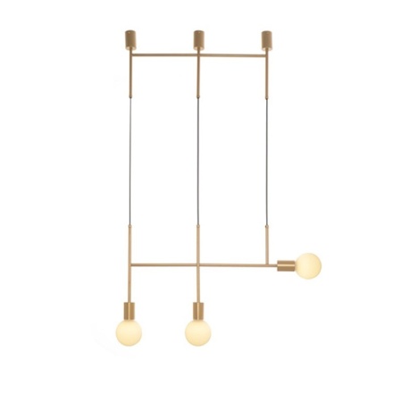 CORP ILUMINAT ACA LIGHTING TNK853P64GD METAL AURIU E27