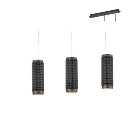 CORP ILUMINAT ACA LIGHTING YL10P318BK METAL, NEGRU, GU10