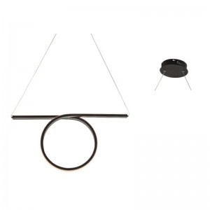 CORP ILUMINAT ACA LIGHTING HM98LED64BK  ALUMINIU NEGRU LED INTEGRAT