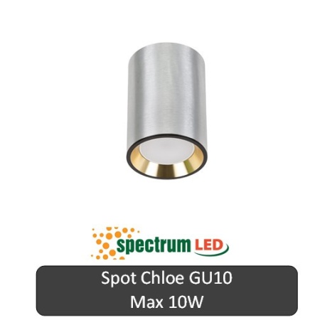 Spot Chloe Aluminiu-auriu 100mm