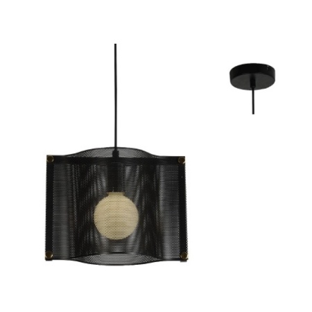 CORP ILUMINAT ACA LIGHTING`HM841P29BK METAL, NEGRU, E27