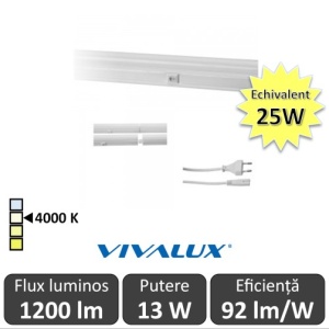 Vivalux Tub SPICA LED 13W T5 880mm 4000K alb-neutru