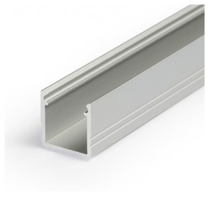 Profil LED aparent SMART 10, aluminiu neanodizat, lungime 2m