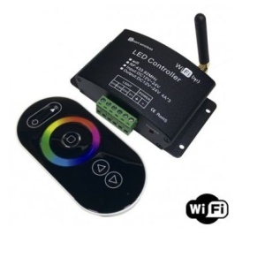 Controler RGB Wi-Fi, 12A, telecomanda touch,12-24V