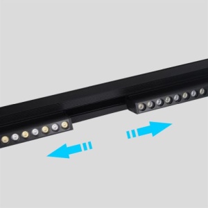 MIBOXER Proiector pliabil șină magnetică Zigbee + RF Dimabil 10W CCT Negru