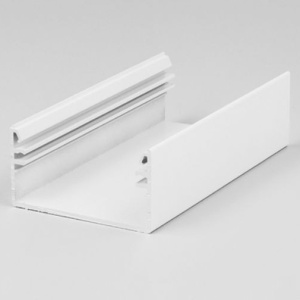 Profil LED aparent LOWI C10, alb, lungime 2m