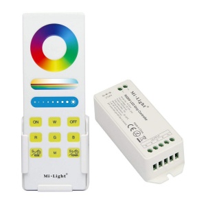 Set MiBoxer RGBW Dimmer RF și telecomandă Touch, 15A, 12-24V
