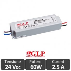 Sursa alimentare GLP LED 60W 24V IP67
