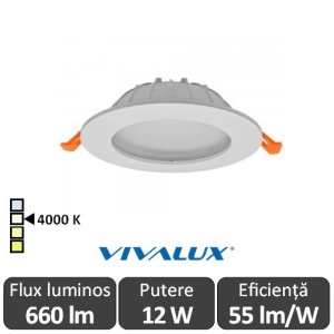 Vivalux CALIX LED 12W alb-neutru