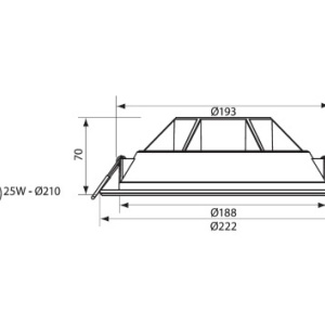 Vivalux TOP LED 25W alb-neutru