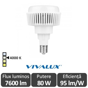 Vivalux AJAX LED 80W E40 4000K ( Alb-Neutru )