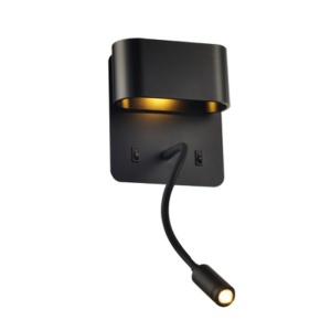Aplica V86LEDW45BK 5W+3W