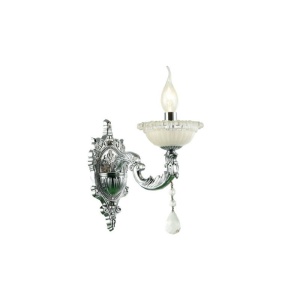 APLICA ACA LIGHTING EG166491WCH METAL CROM CRISTAL E14