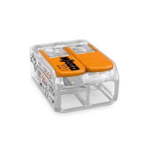 Conector WAGO 2 poli seria 221 - 1 bucată