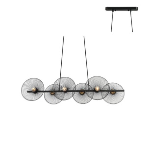 Lampa suspendata HL45846P103B 6xE27