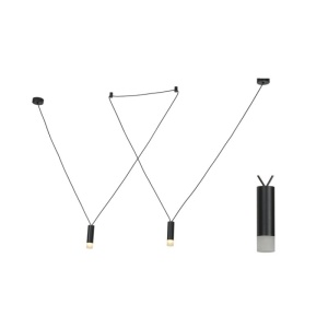 Lampa suspendata YL22P2BK 2xG9