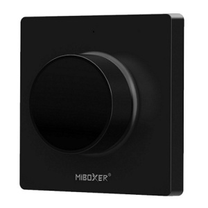 MiBoxer Dimmer Rotativ Monocolor/CCT Perete 1 zonă RF Negru