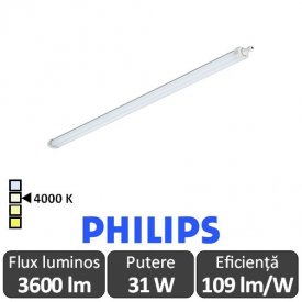 Philips Ledinaire - Corp iluminat cu LED etans 33W WT060C LED36S/840