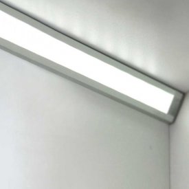 Profil LED de colț CORNER 10, aluminiu anodizat, lungime 2m