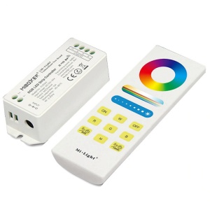 Set MiBoxer RGB Dimmer RF și telecomandă Touch, 15A, 12-24V