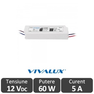 Sursa alimentare VIVALUX LED 60W 12V IP67