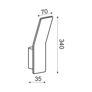 CORP ILUMINAT ACA LIGHTING ZD80036LEDBK NEGRU LED