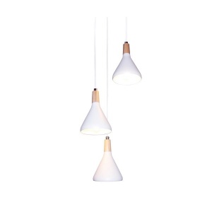 Lampa suspendata GN283PWH 3xE14