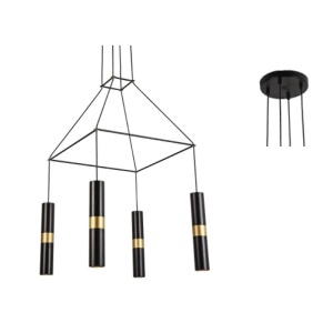 Lampa suspendata HM854P56BK 4xGu10