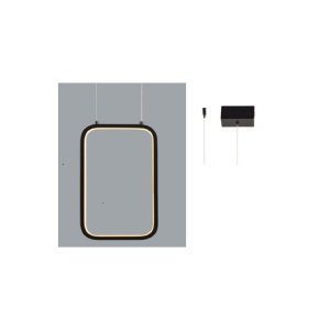 Lampa suspendata V30LEDP26BK 15W