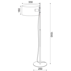 LAMPADAR ACA LIGHTING OD90451FBN METAL NICHEL SATINAT TEXTIL NEGRU E27