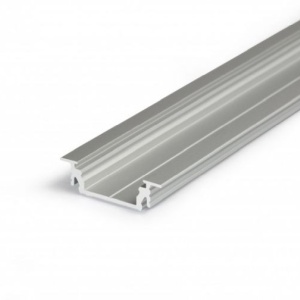 Profil LED încastrat GROOVE14, aluminiu anodizat, lungime 2m