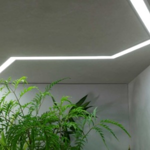 Profil LED încastrat LINEA IN 20, aluminiu anodizat, lungime 2m