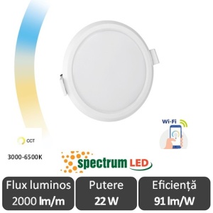 LED AR111 GU10 10W 30° CCT SPECTRUM SMART, WOJ+14512