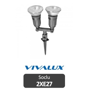 Vivalux Pike Suport Iluminat Grădină 2xE27