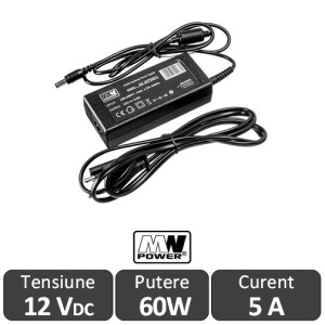 MW PowerSursa alimentare LED 60W 12V 5A