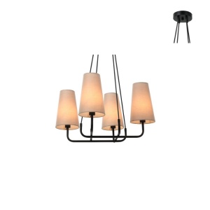 Lampa suspendata HL35424P59BG 4xE14
