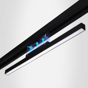 MIBOXER Proiector liniar șină magnetică Zigbee Dimabil 24W CCT Negru