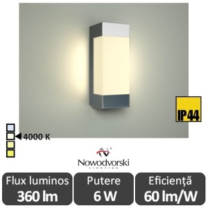Nowodvorski FRASER LED 6W IP44 alb-neutru