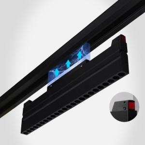 MIBOXER Proiector pliabil șină magnetică Zigbee + RF Dimabil 20W CCT Negru