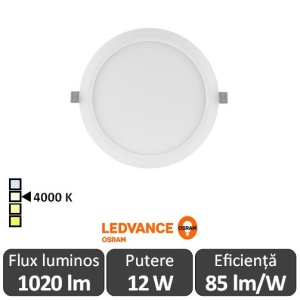 OSRAM Ledvance DN155 12W Slim Downlight Led