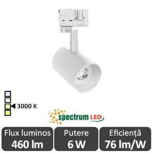 SPECTRUM Reflector interior Madara Alb 1XGU10
