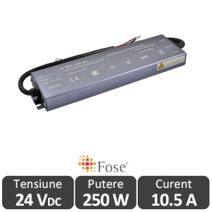 Sursa alimentare FOSE LED 250W 24V IP67